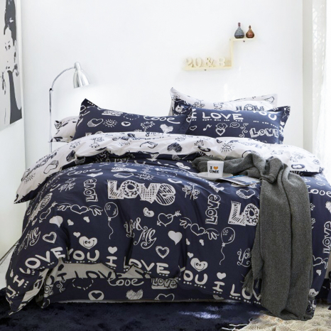 Тканина для постільної білизни Бязь "Gold" Lux GL1704 (A+B) - (50м+50м)