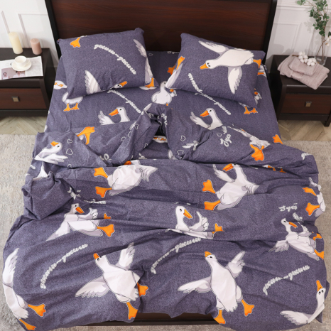 Двуспальный набор постельного белья 180*220 из Бязи "Gold" №151604 Черешенка™