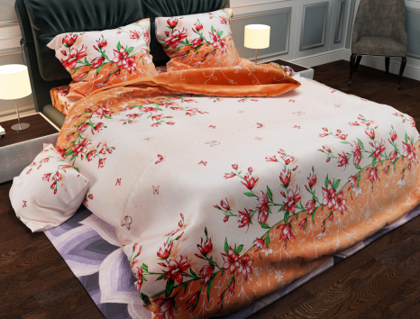 Ткань для постельного белья Бязь "Gold" Lux GL2885R