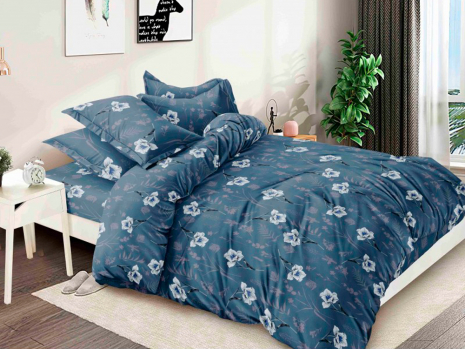 Євро набір постільної білизни 200*220 із полікотону №20135 Черешенька™