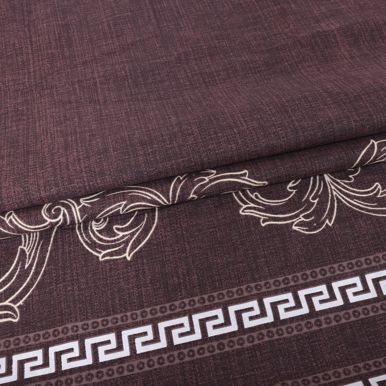 Тканина для постільної білизни Бязь "Gold" Lux "Незрівнянність вензелів" GL014