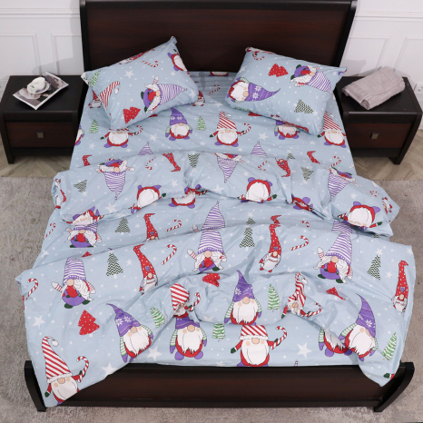 Двоспальний набір постільної білизни 180*220 із Бязі "Gold" №151020 Черешенька™