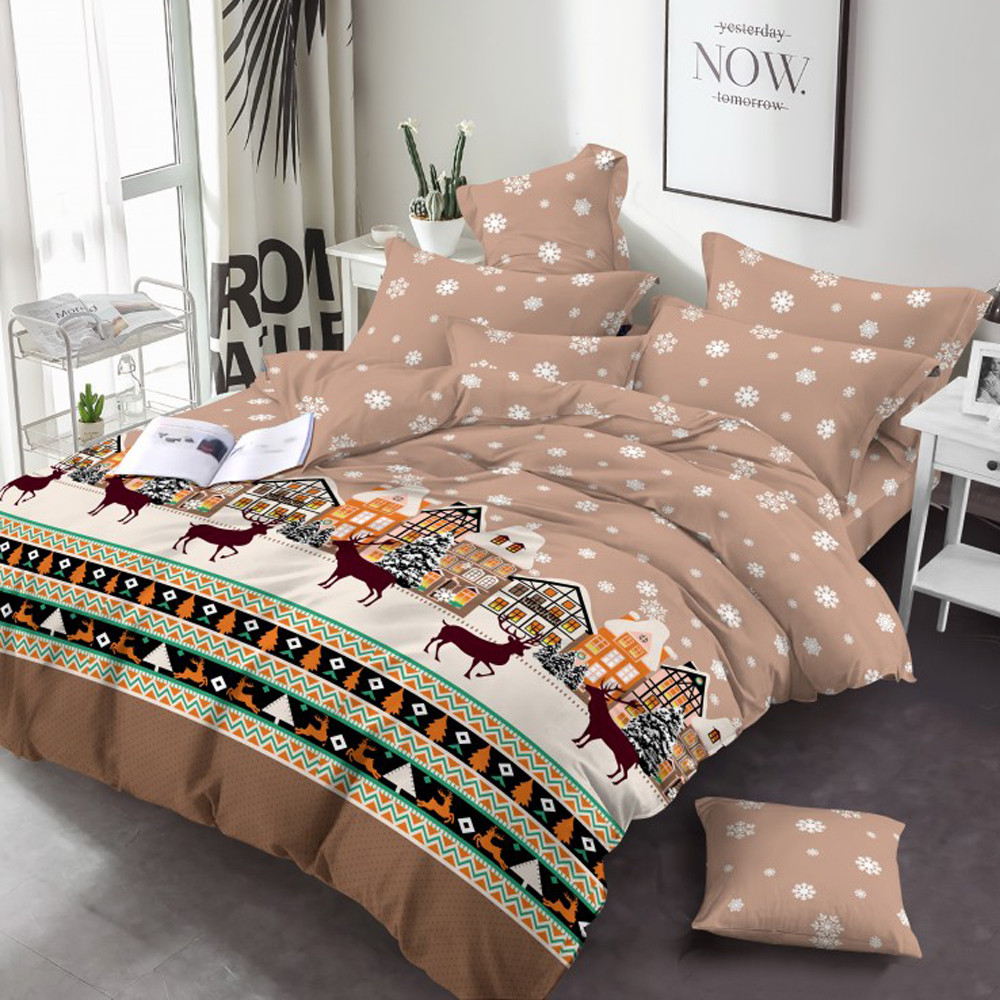 Ткань для постельного белья Бязь "Gold" Lux GL16280beige