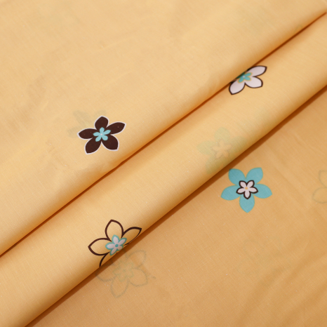 Ткань для постельного белья Бязь "Gold" Lux "Цветная романтика" GL1367 (A+B) - (50м+50м)