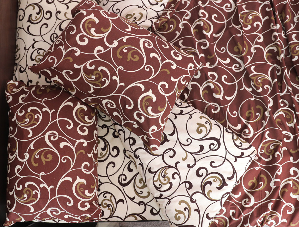 Семейный набор хлопкового постельного белья из Бязи "Gold" №152100AB Черешенка™