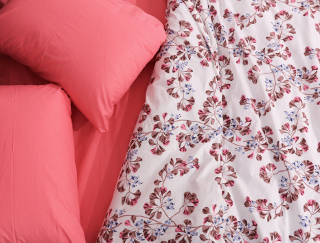 Полуторний набір постільної білизни 150*220 із Бязі "Gold" №151529AB Черешенка™