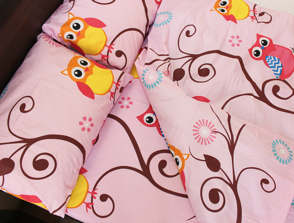 Полуторний набір постільної білизни 150*220 із Бязі "Gold" №16170 Черешенка™