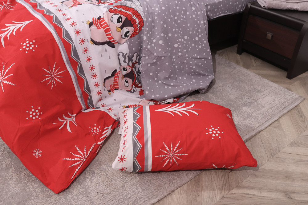 Двуспальный набор постельного белья 180*220 из Бязи "Gold" №157966 Черешенка™