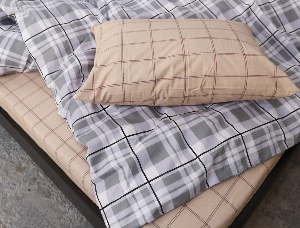 Двоспальний набір постільної білизни 180*220 із Бязі "Gold" №158051AB Черешенка™