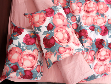 Семейный набор хлопкового постельного белья из Бязи "Gold" №153119AB Черешенка™