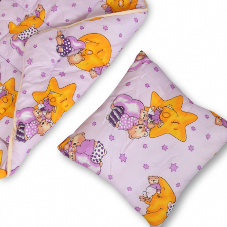 Комплект дитяча ковдра 105x135 + подушка 50x50 №2119