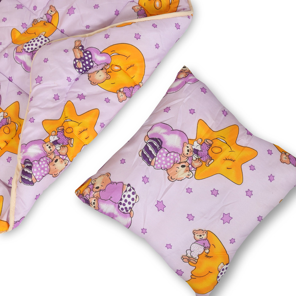 Комплект дитяча ковдра 105x135 + подушка 50x50 №2119