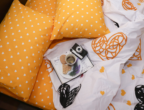 Евро макси набор постельного белья 200*220 из Бязи "Gold" №151537AB Черешенка™