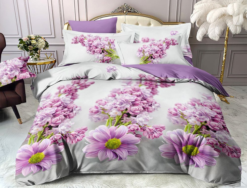 Ткань для постельного белья Сатин S-163 (A+B) - (60м+60м)