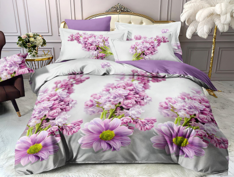 Ткань для постельного белья Сатин S-163 (A+B) - (60м+60м)