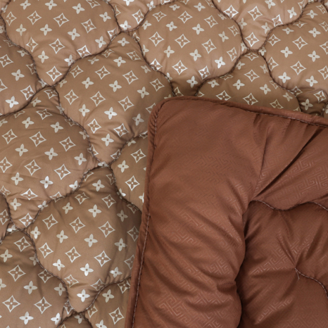 Полуторное одеяло микрофибра/холлофайбер двустороннее №40099