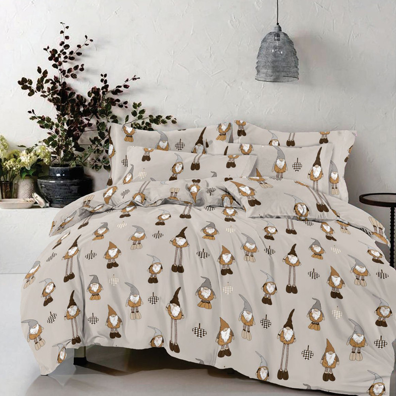 Тканина для постільної білизни Бязь "Gold" Lux GL3468beige