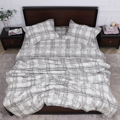 Евро макси набор постельного белья з летним одеялом №991111 Черешенка™