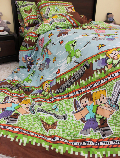 Полуторний набір постільної білизни 150*220 із Бязі "Gold" №164145 Черешенька™