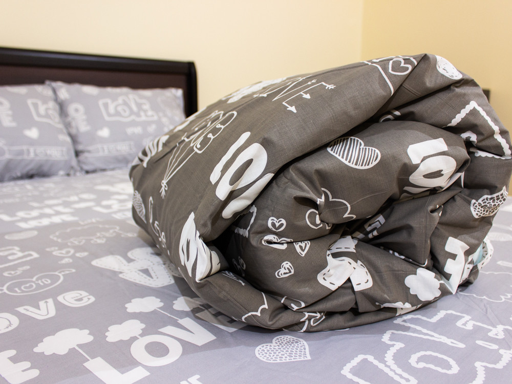 Двоспальний набір постільної білизни 180*220 із Бязі "Gold" №1572075AB Черешенка™