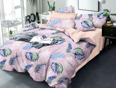 Двоспальний набір постільної білизни 180*220 із Бязі "Gold" №15881AB Черешенка™