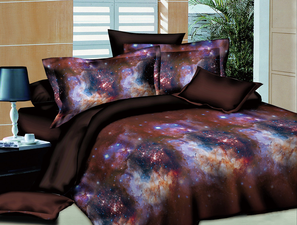 Двуспальный набор постельного белья 180*220 из Ранфорса №18076 Черешенка™