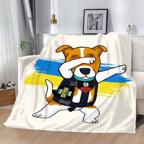 Плед с 3D-принтом 160*200 "Пес Патрон" №20222322