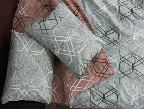 Сімейний набір постільної білизни із Бязі "Gold" №151236AB Черешенька™