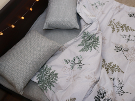 Сімейний набір постільної білизни із Бязі "Gold" №154205AB Черешенка™