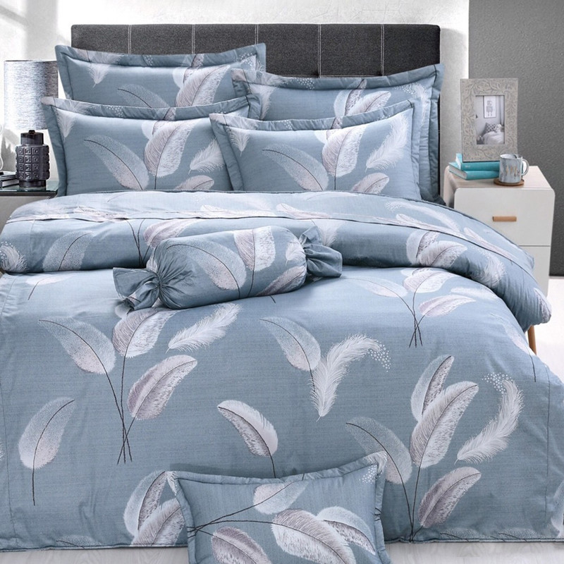 Двоспальний набір постільної білизни 180*220 із Бязі "Gold" з простирадлом на резинці №145005 Черешенка™