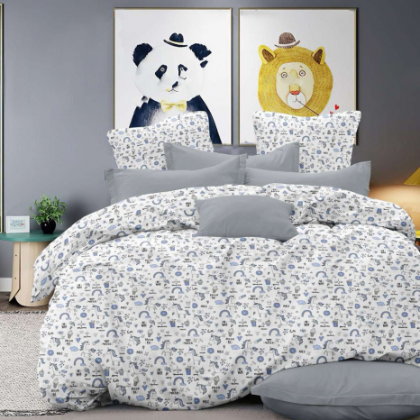 Ткань для постельного белья Бязь "Gold" Lux детская GL16550blue