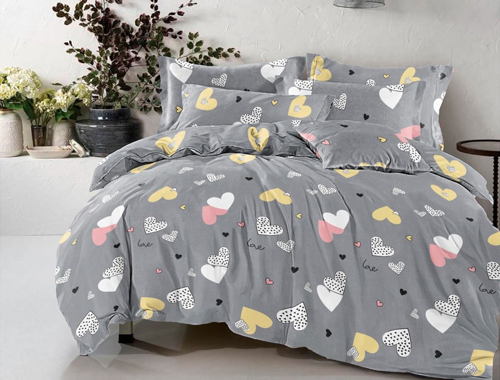 Євро-максі набір постільної білизни 200*220 із Бязі "Gold" №15000 Черешенка™