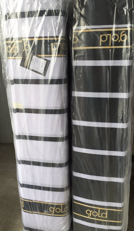 Ткань для постельного белья Бязь "Gold" Lux "Живи своей мечтой" GL1485 (A+B) - (50м+50м)