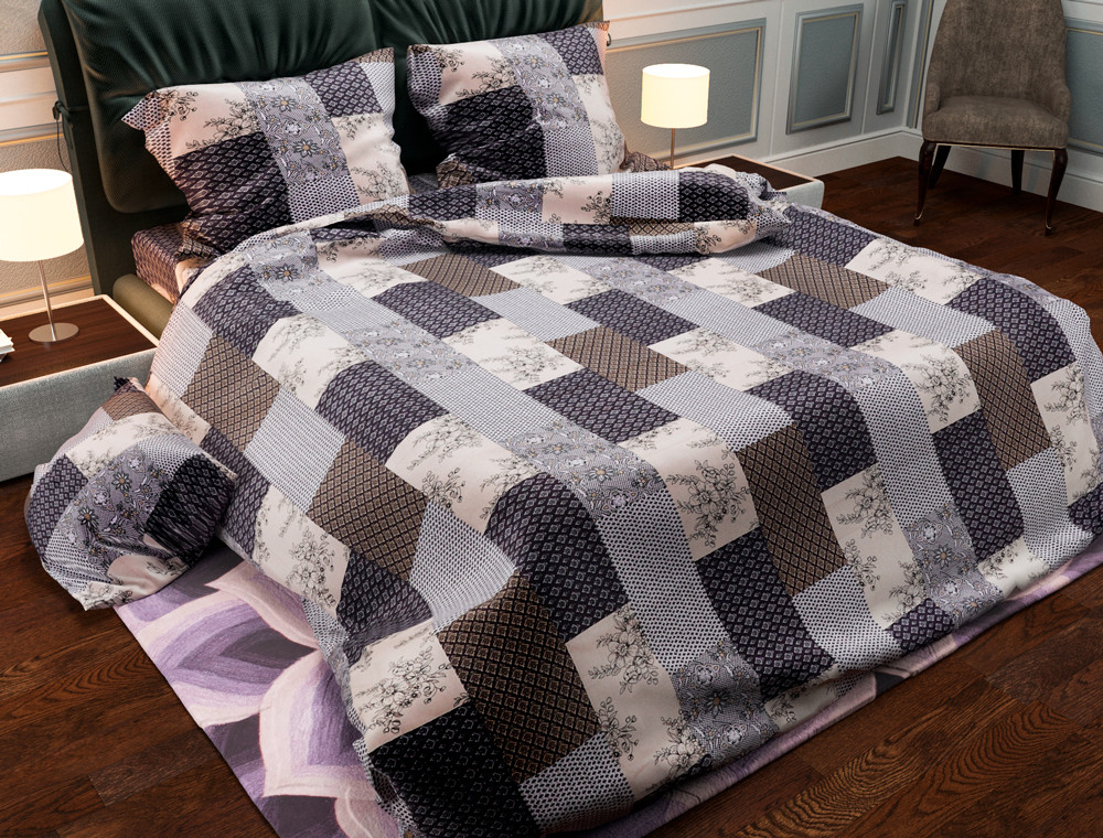 Евро макси набор постельного белья 200*220 из Бязи "Gold" №157809 Черешенка™