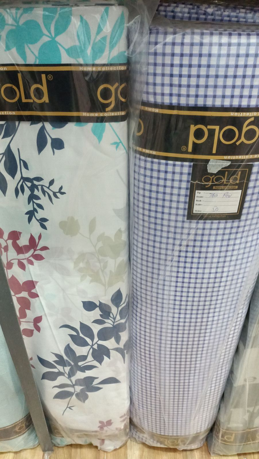 Тканина для постільної білизни Бязь "Gold" Lux "Кольоровий гербарій" GL1677 (A+B) - (50м+50м)