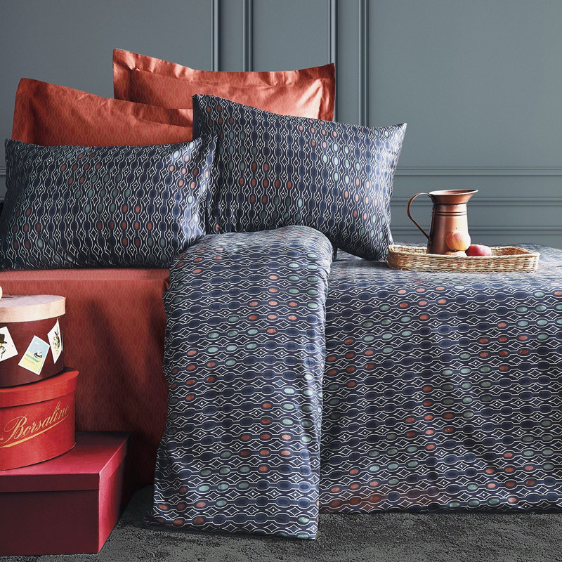 Євро-максі набір постільної білизни 200*220 із Бязі "Gold" з простирадлом на резинці №144923AB Черешенка™