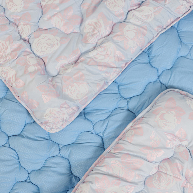 Евро одеяло микрофибра/холлофайбер двустороннее №40082