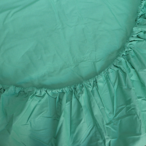 Простирадло на резинці (180*200*25) м'ята №10533