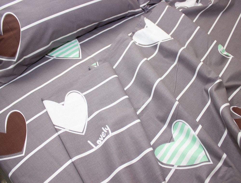 Сімейний набір постільної білизни із Ранфорсу №182118 Черешенка™