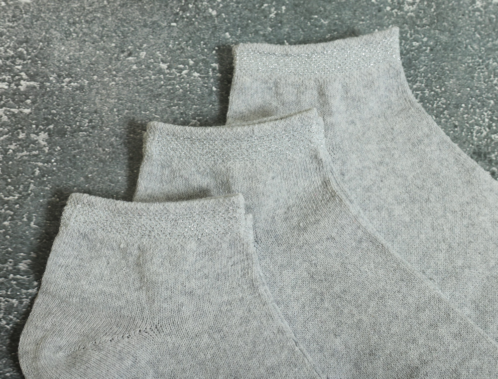 Жіночі шкарпетки Luxe Sport Line короткі з люрексом (36-40) №SL4001