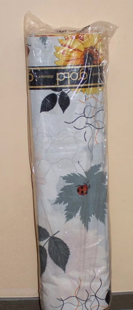 Ткань для постельного белья Бязь "Gold" Lux "Герберы" GL118