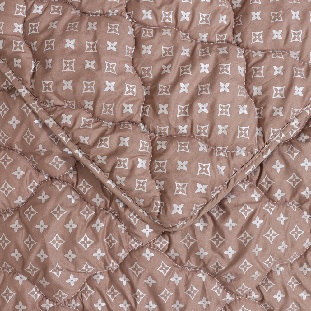 Двоспальна літня ковдра мікрофібра/холофайбер №41076