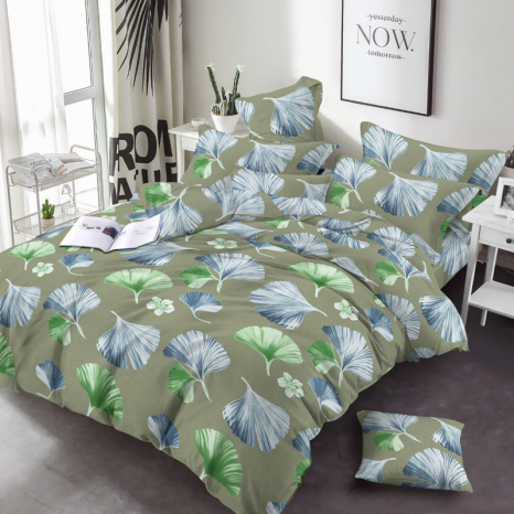 Ткань для постельного белья Бязь "Gold" Lux GL3558green