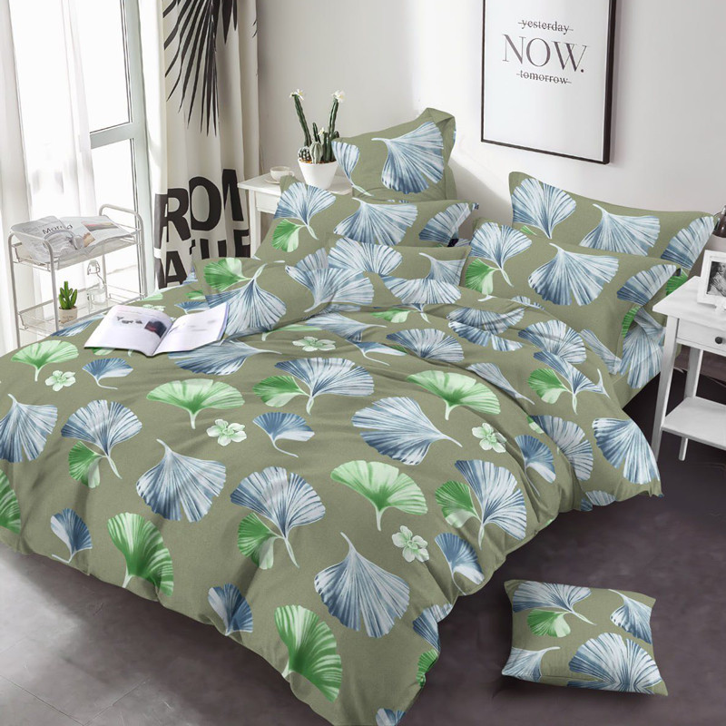 Ткань для постельного белья Бязь "Gold" Lux GL3558green