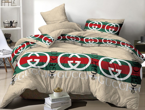 Сімейний набір постільної білизни 240*220 із полікотону №205274 Черешенька™