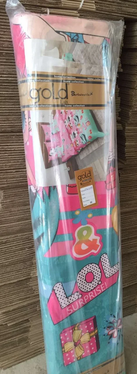 Ткань для постельного белья Бязь "Gold" Lux детская "LOL Сюрприз" GLB4439