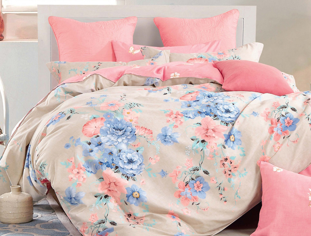 Евро макси набор постельного белья 200*220 из Бязи "Gold" №151477AB Черешенка™