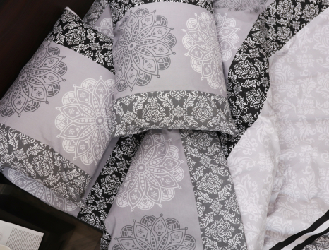 Євро-максі набір постільної білизни 200*220 із Бязі "Gold" №151433 Черешенка™