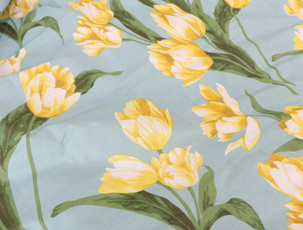 Двуспальный набор постельного белья 180*220 из Бязи "Gold" №151005AB Черешенка™