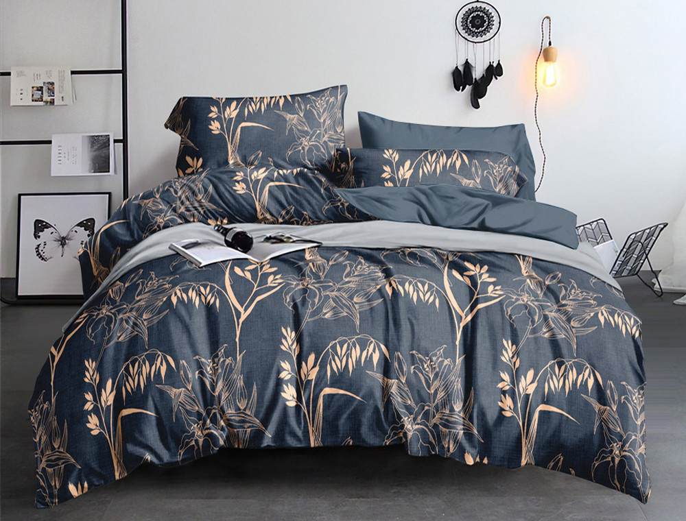 Двоспальний набір постільної білизни 180*220 із Бязі "Gold" №154338 Черешенка™